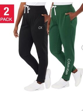Calvin Klein 2-Pack Women’s French Terry Joggers